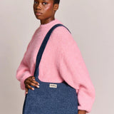 Hindbag - CLAIRE Hobo-Tasche • Denim Dunkelblau - ROSA ECK