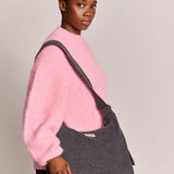 CLAIRE Hobo-Tasche • Denim Dunkelgrau