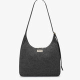 Hindbag - CLAIRE Hobo-Tasche • Denim Dunkelgrau - ROSA ECK