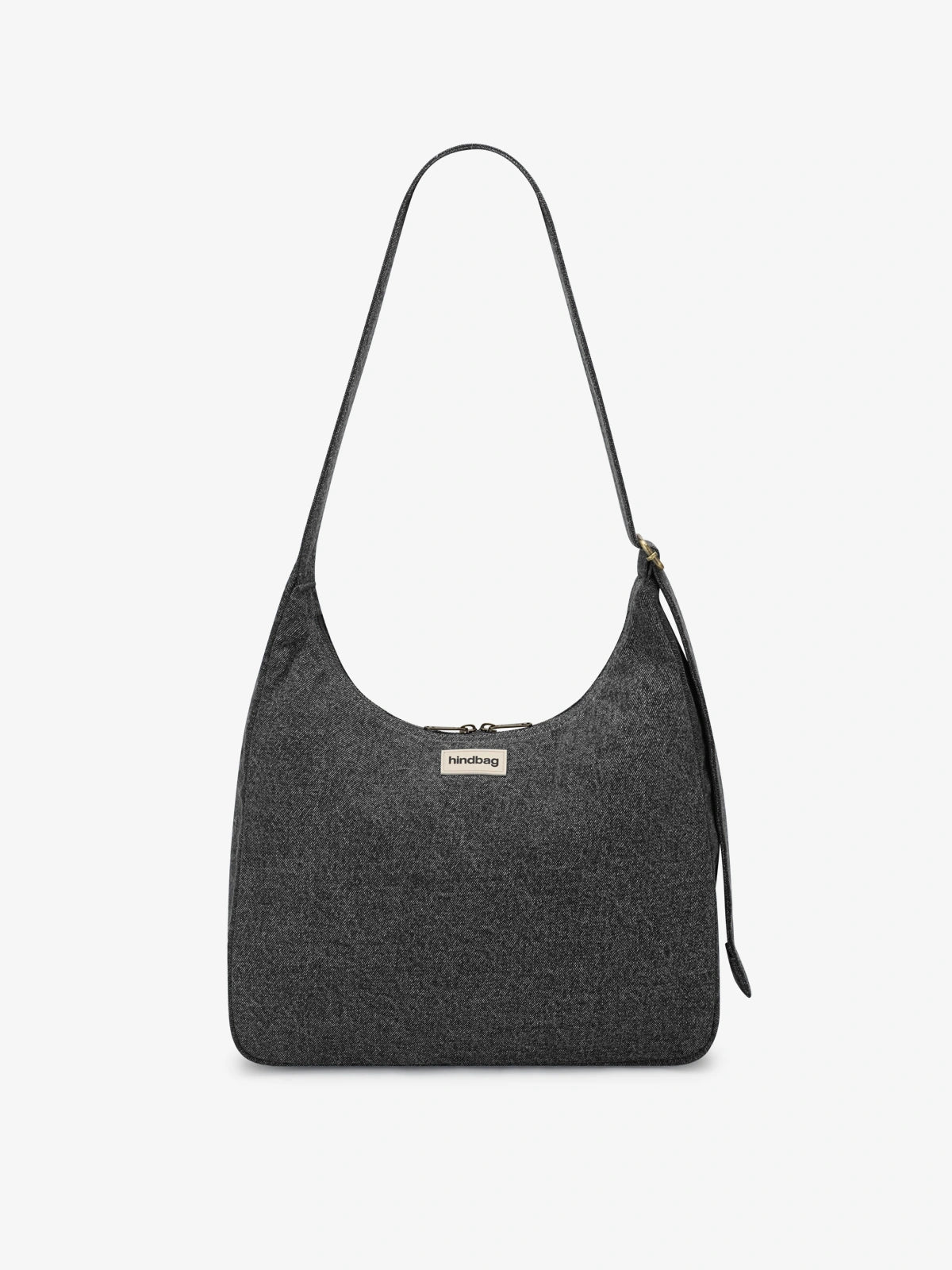 Hindbag - CLAIRE Hobo-Tasche • Denim Dunkelgrau - ROSA ECK