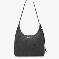 Hindbag - CLAIRE Hobo-Tasche • Denim Dunkelgrau - ROSA ECK