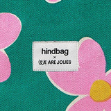 Hindbag - CLAUDE Einkaufstasche • Big Flowers - ROSA ECK