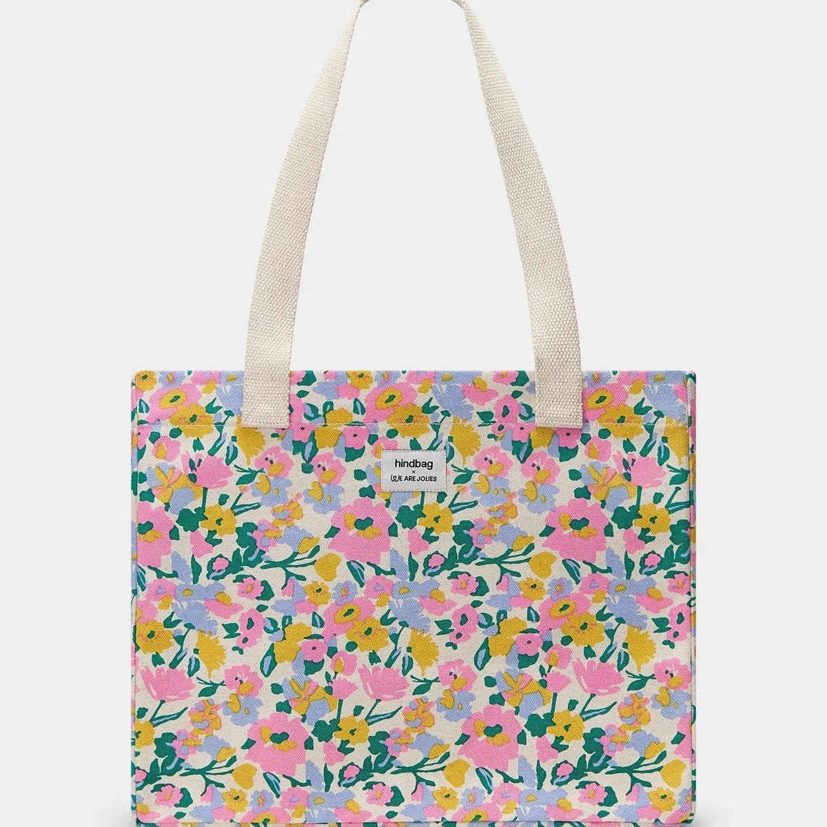 Hindbag - CLAUDE Einkaufstasche • Pastel Bloom - ROSA ECK