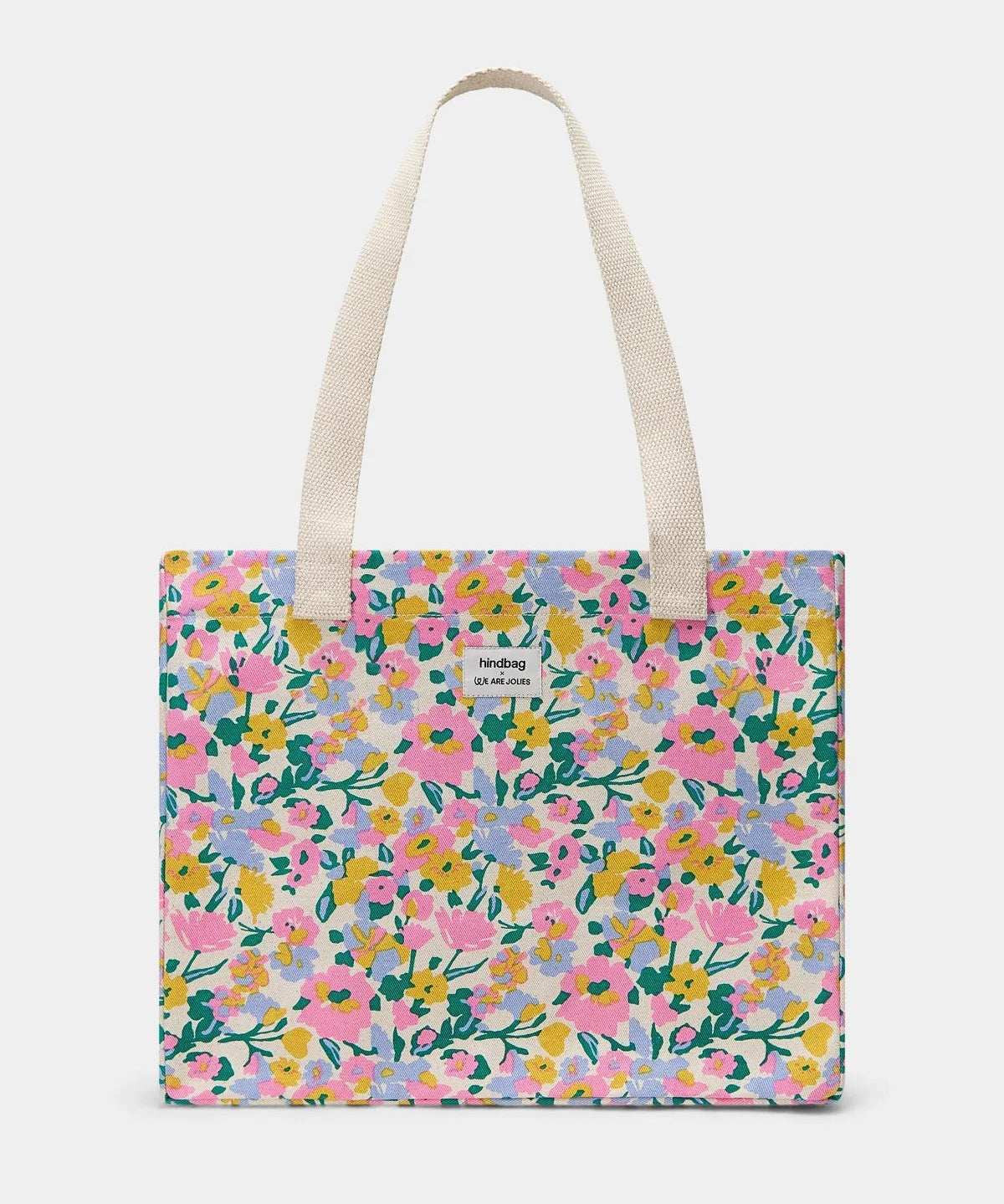 Hindbag - CLAUDE Einkaufstasche • Pastel Bloom - ROSA ECK