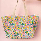 Hindbag - CLAUDE Einkaufstasche • Pastel Bloom - ROSA ECK