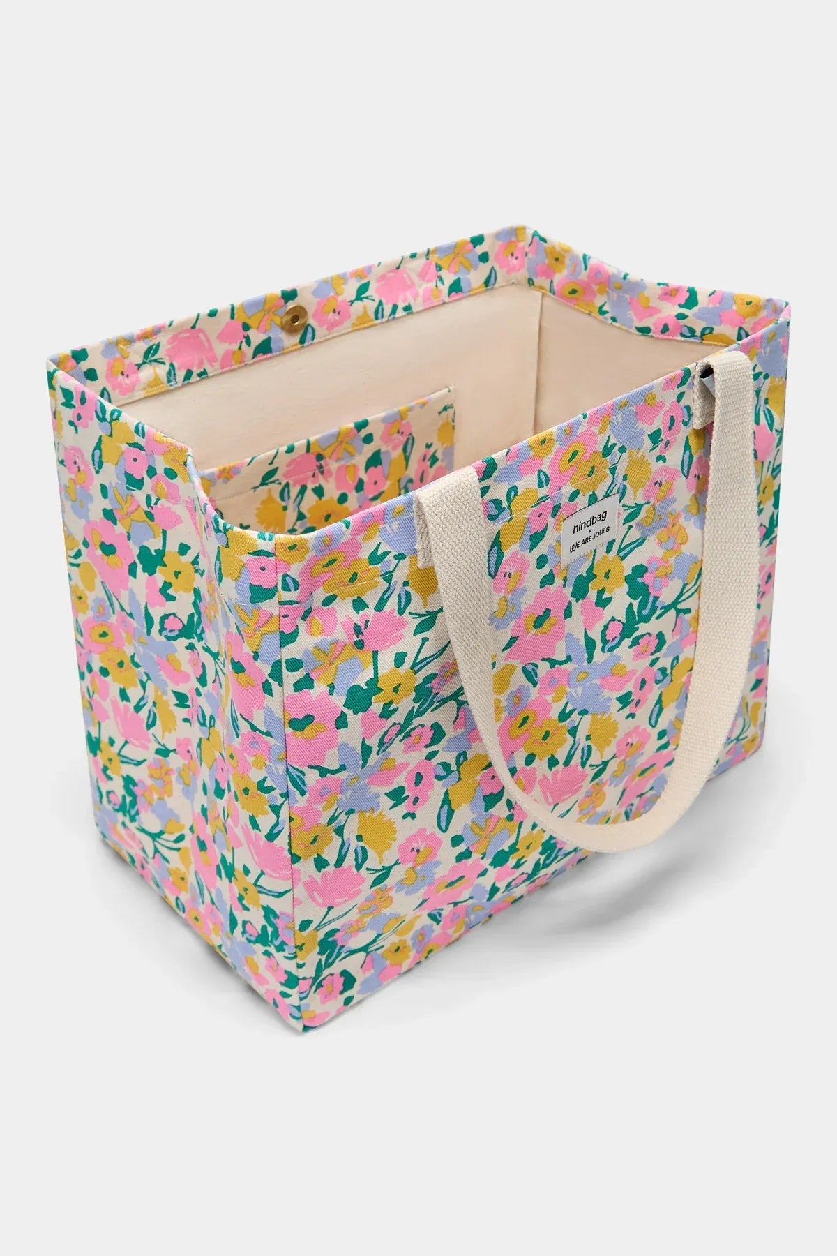 Hindbag - CLAUDE Einkaufstasche • Pastel Bloom - ROSA ECK