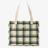 CLAUDE Einkaufstasche • Tartan Grün