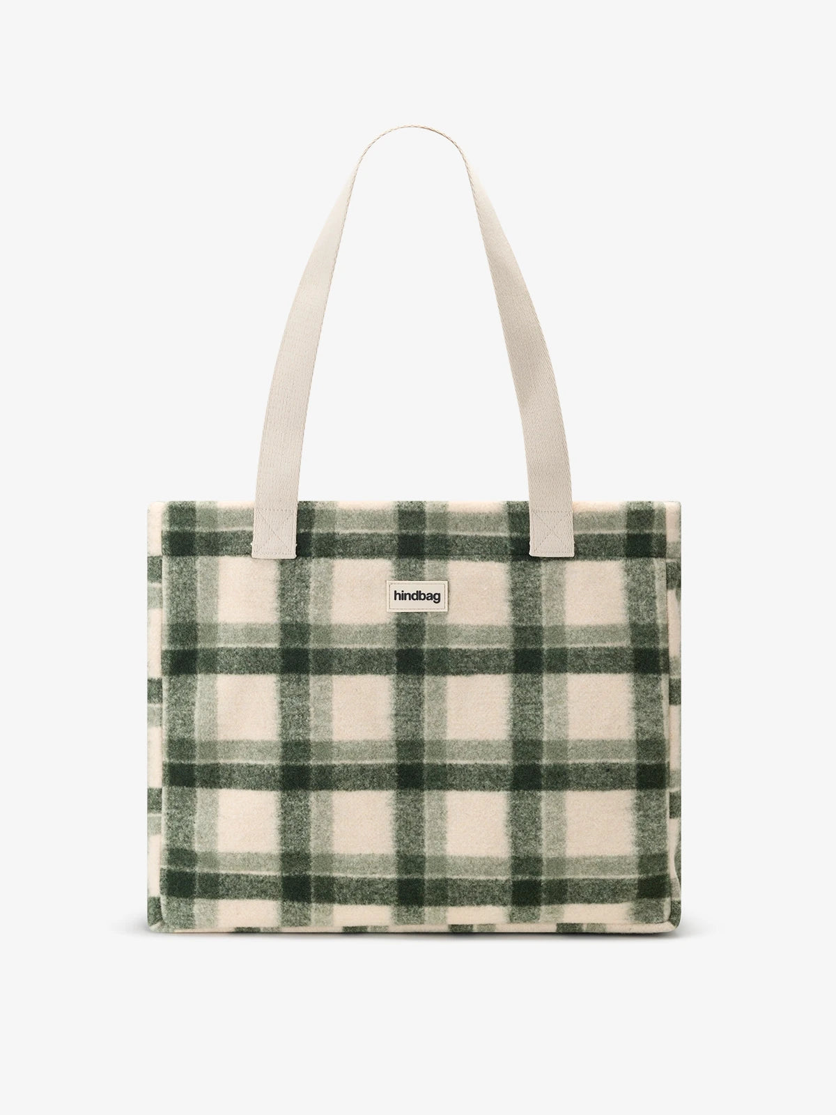 CLAUDE Einkaufstasche • Tartan Grün