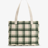 CLAUDE Einkaufstasche • Tartan Grün
