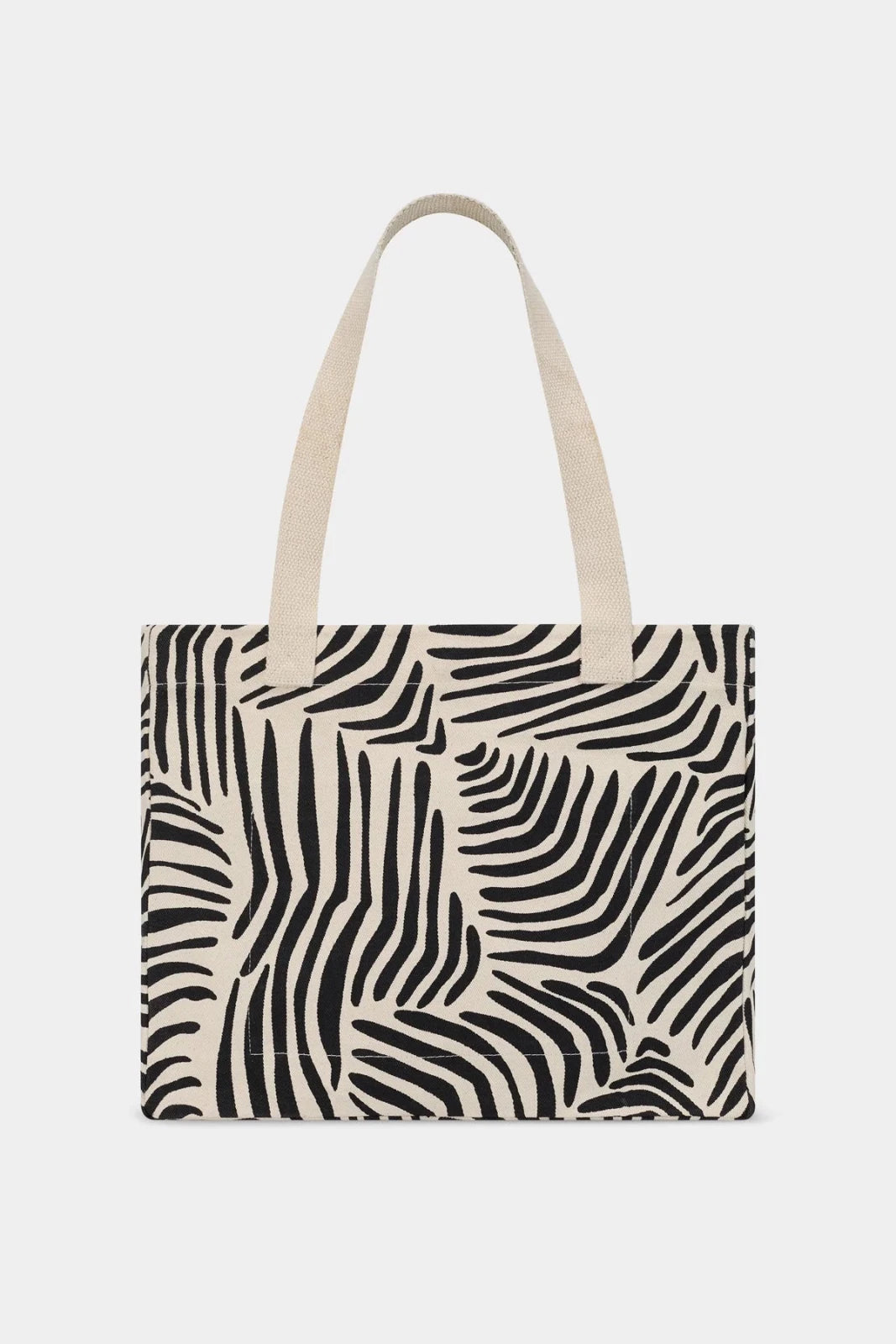 Hindbag - CLAUDE Einkaufstasche • Zebra Naturweiß - Tasche - ROSA ECK