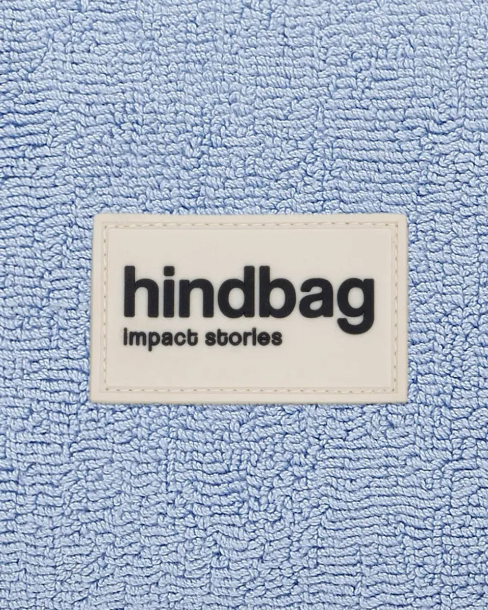 Hindbag - CLAUDE Handtuchtasche • Frottee Blau - ROSA ECK Concept Store