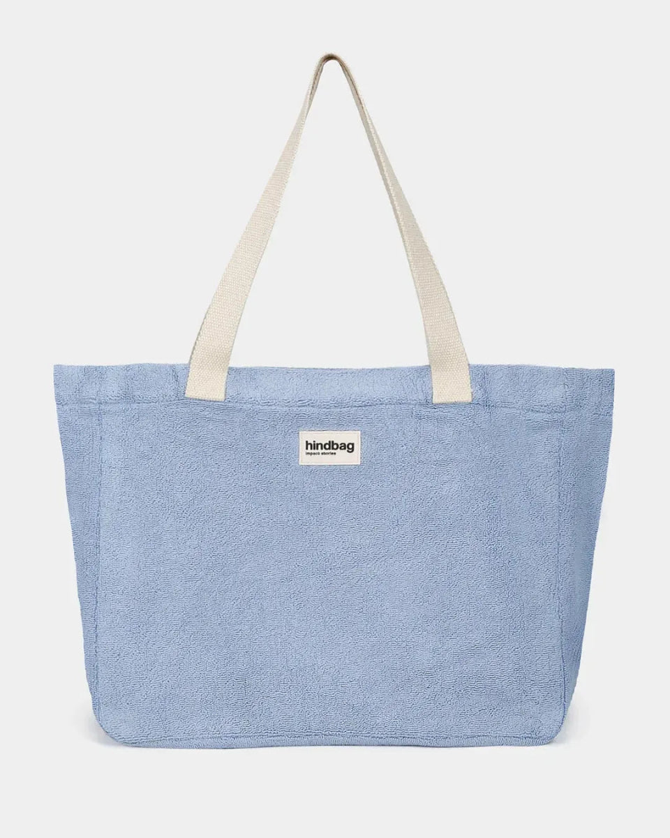 Hindbag - CLAUDE Handtuchtasche • Frottee Blau - ROSA ECK Concept Store