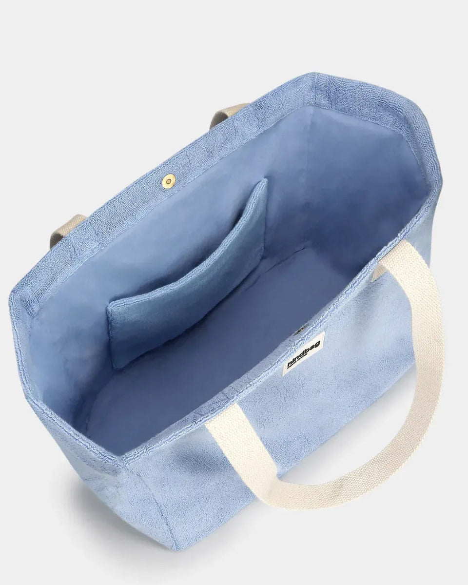 Hindbag - CLAUDE Handtuchtasche • Frottee Blau - ROSA ECK Concept Store