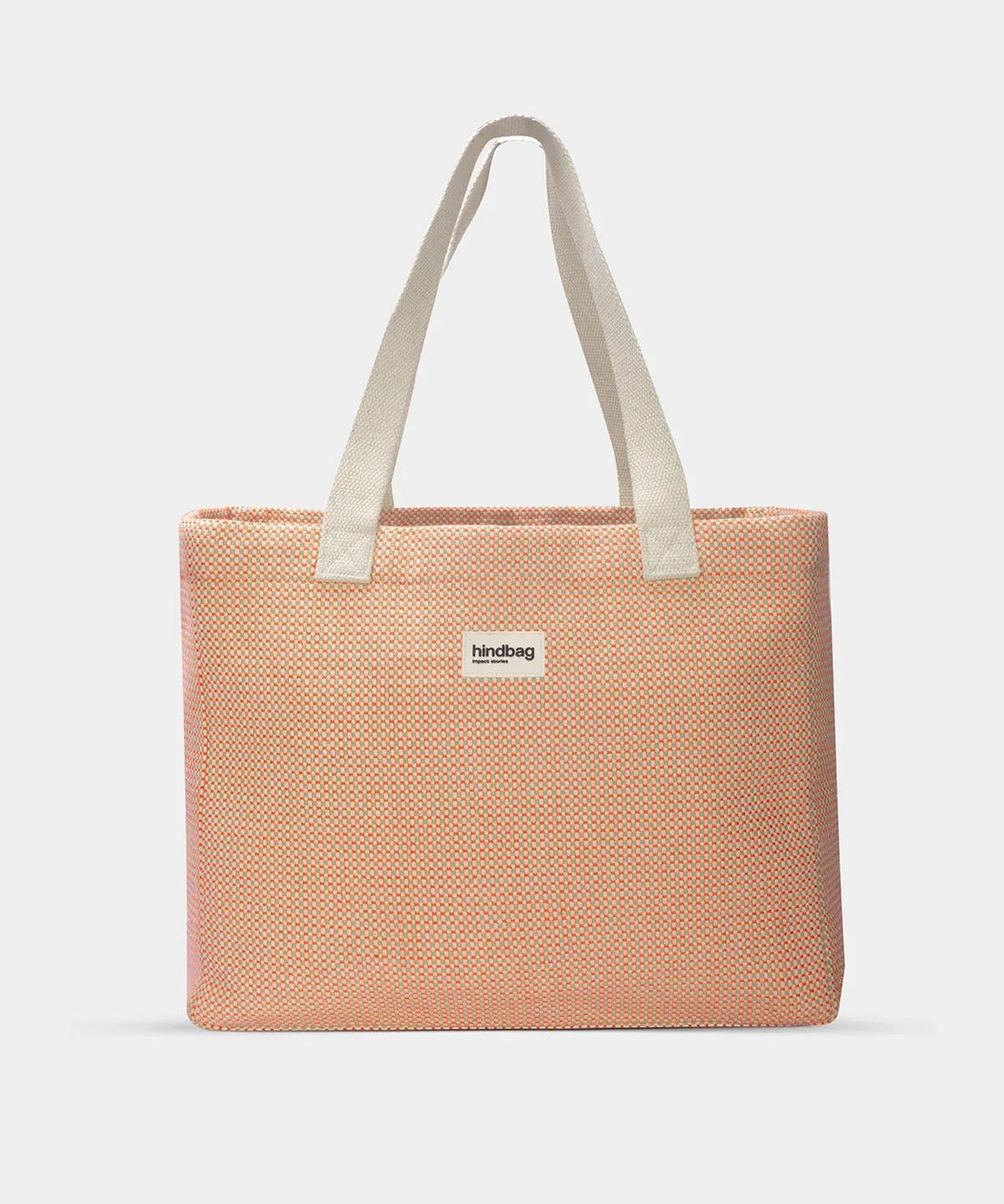 Hindbag - CLAUDE Shopper • Geflochten Koralle - ROSA ECK