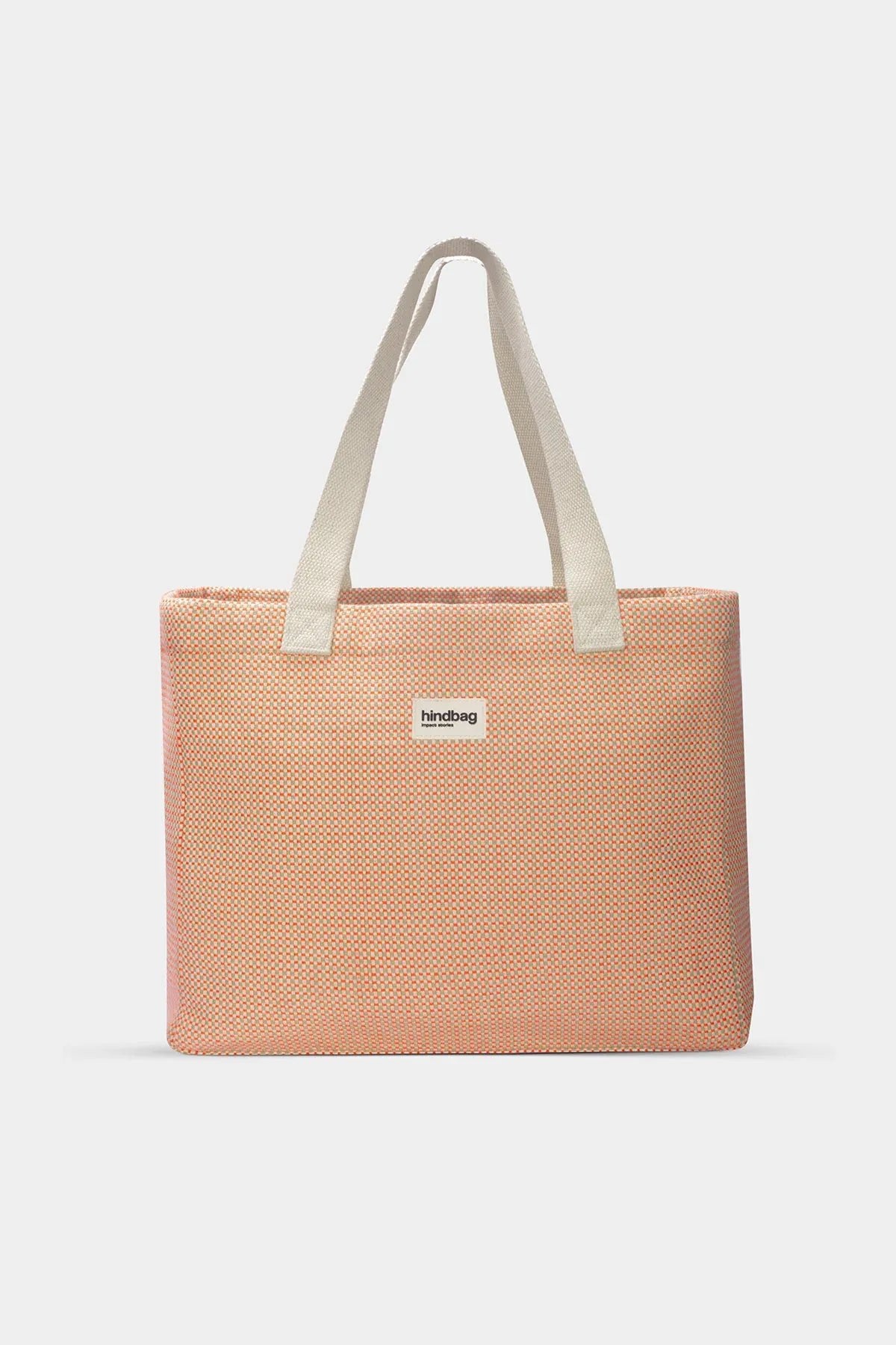 Hindbag - CLAUDE Shopper • Geflochten Koralle - ROSA ECK