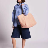 Hindbag - CLAUDE Shopper • Geflochten Koralle - ROSA ECK