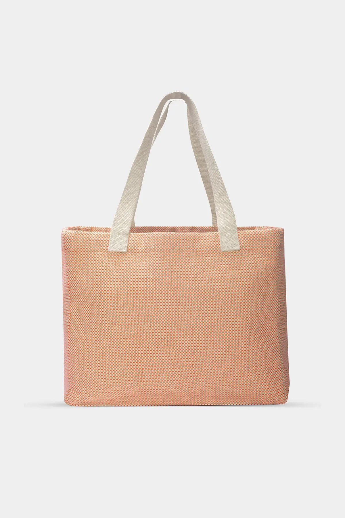 Hindbag - CLAUDE Shopper • Geflochten Koralle - ROSA ECK