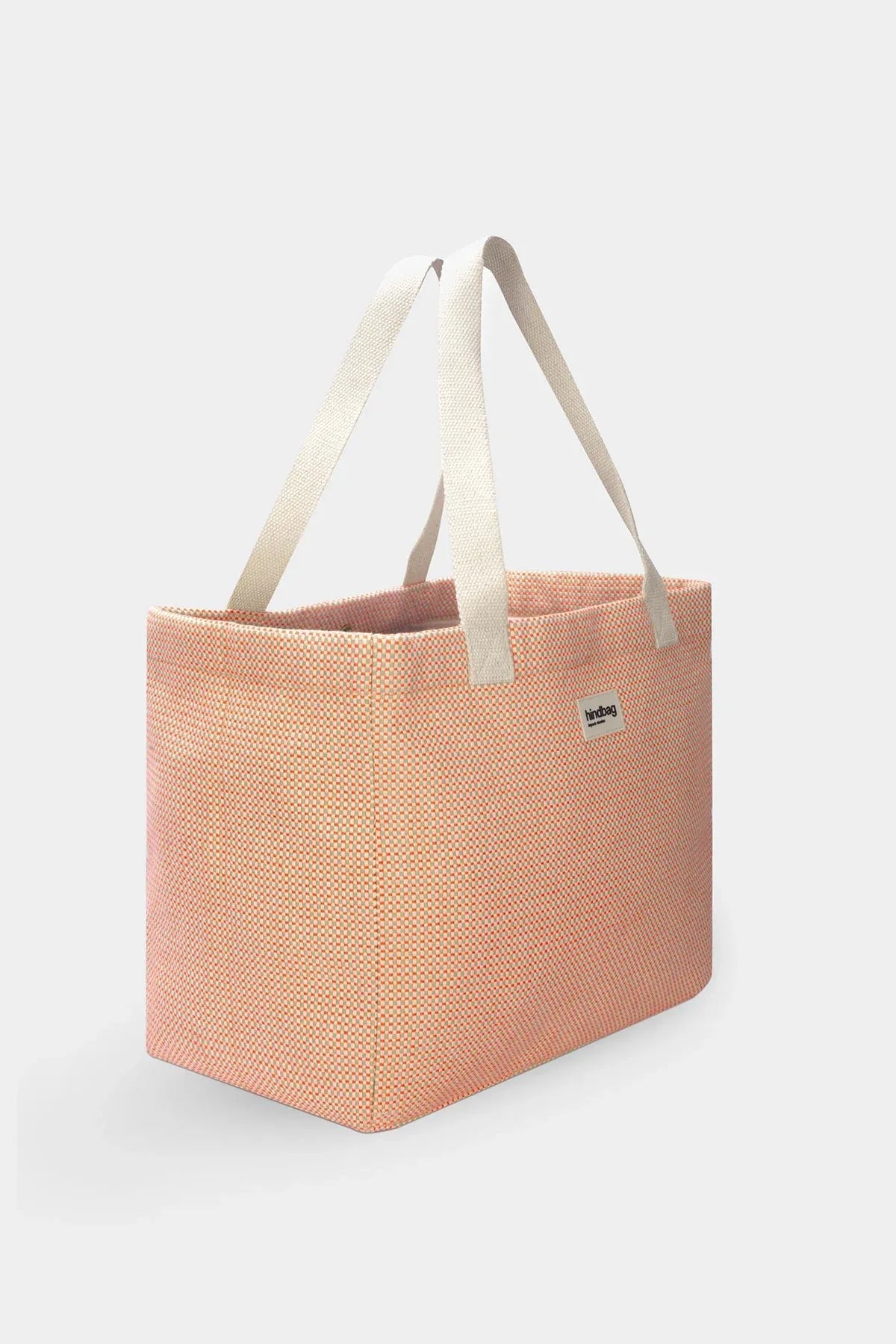 Hindbag - CLAUDE Shopper • Geflochten Koralle - ROSA ECK