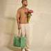 Hindbag - CLAUDE Shopper | Grünes Karomuster - Tasche - ROSA ECK Concept Store