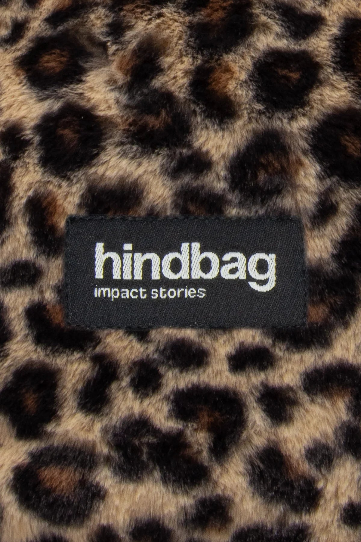 Hindbag - CLAUDE Tragetasche | Leopard Kunstpelz - ROSA ECK - , ,