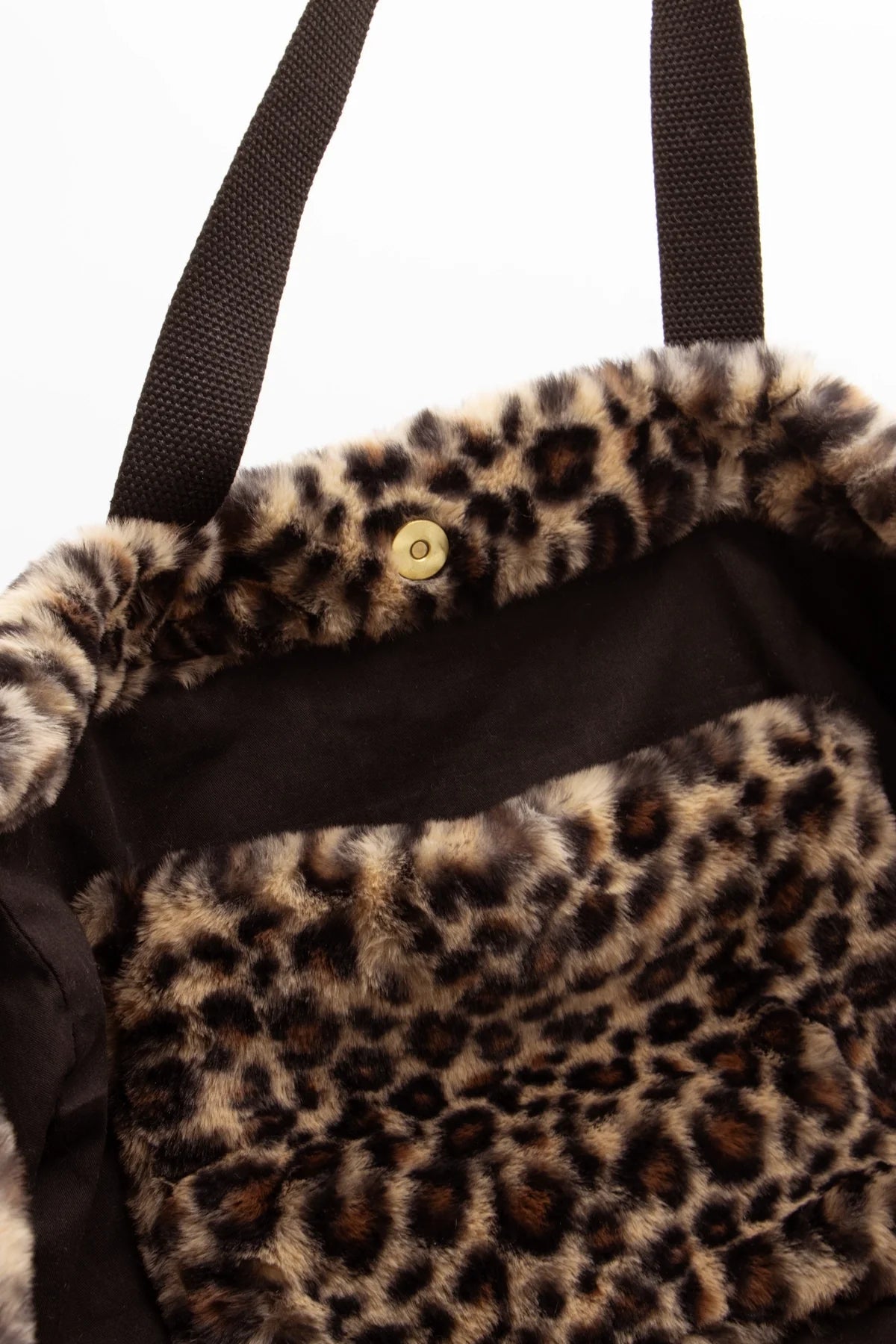 Hindbag - CLAUDE Tragetasche | Leopard Kunstpelz - ROSA ECK - , ,