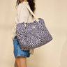Hindbag - CLAUDE Tragetasche | Leopard Lilas - ROSA ECK Concept Store