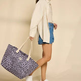 Hindbag - CLAUDE Tragetasche | Leopard Lilas - ROSA ECK Concept Store