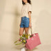Hindbag - CLAUDE Tragetasche | Rosa Karo - Muster - Tasche - ROSA ECK Concept Store