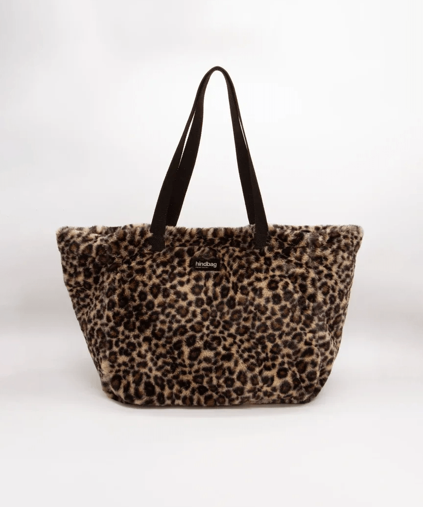 Hindbag - CLAUDE Tragetasche • Teddy Leopard - Tasche - ROSA ECK