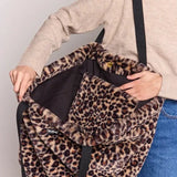 Hindbag - CLAUDE Tragetasche • Teddy Leopard - Tasche - ROSA ECK