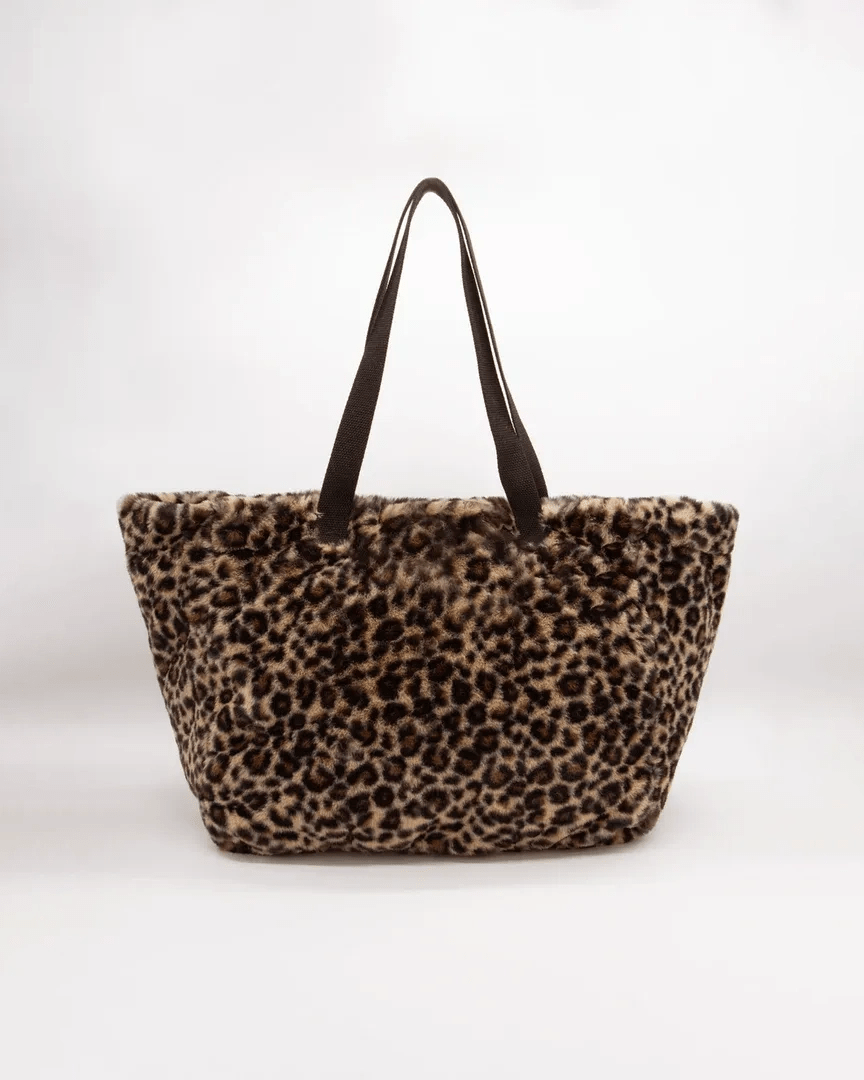 Hindbag - CLAUDE Tragetasche • Teddy Leopard - Tasche - ROSA ECK