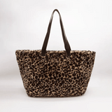 Hindbag - CLAUDE Tragetasche • Teddy Leopard - Tasche - ROSA ECK