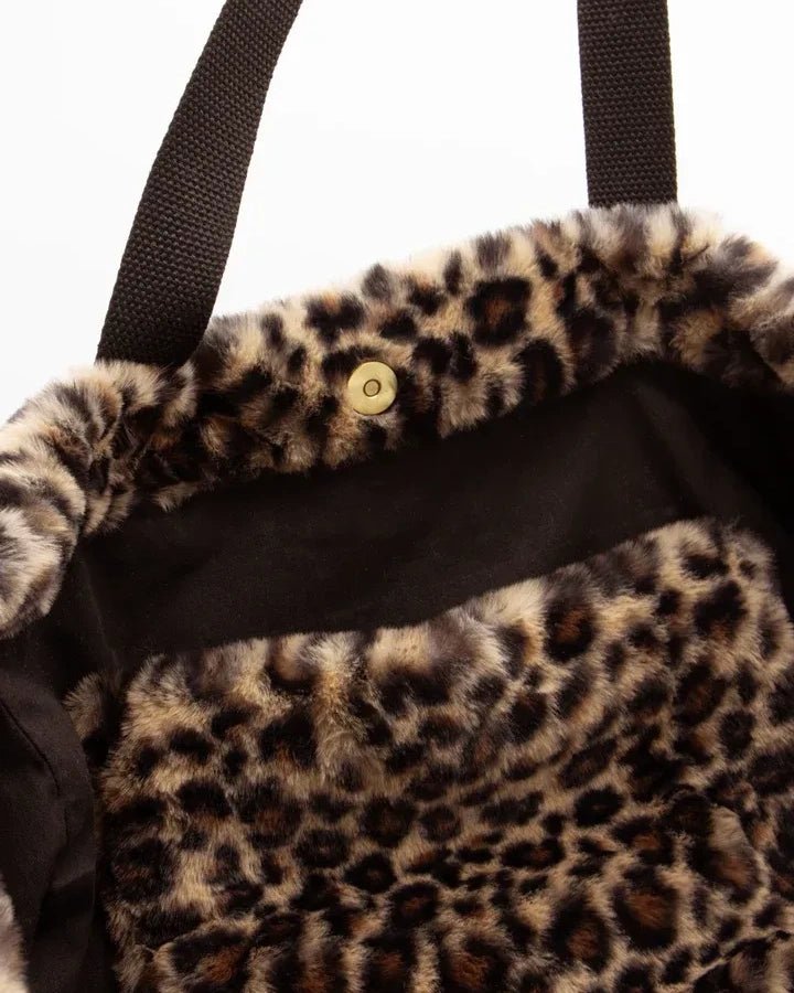 Hindbag - CLAUDE Tragetasche • Teddy Leopard - Tasche - ROSA ECK