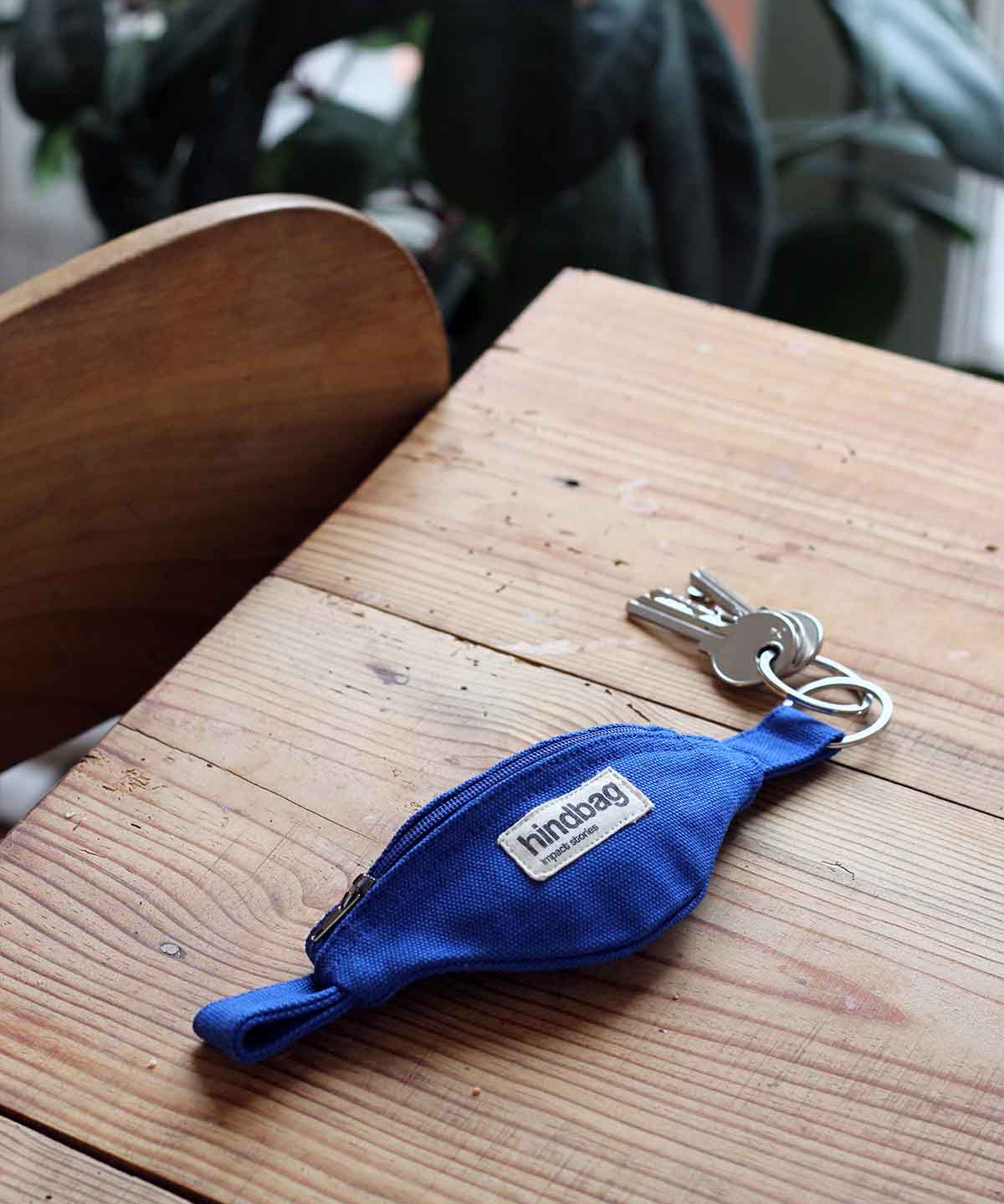 Hindbag - CÔME Schlüsselanhänger Blau - ROSA ECK - Blau, Bleu électrique,