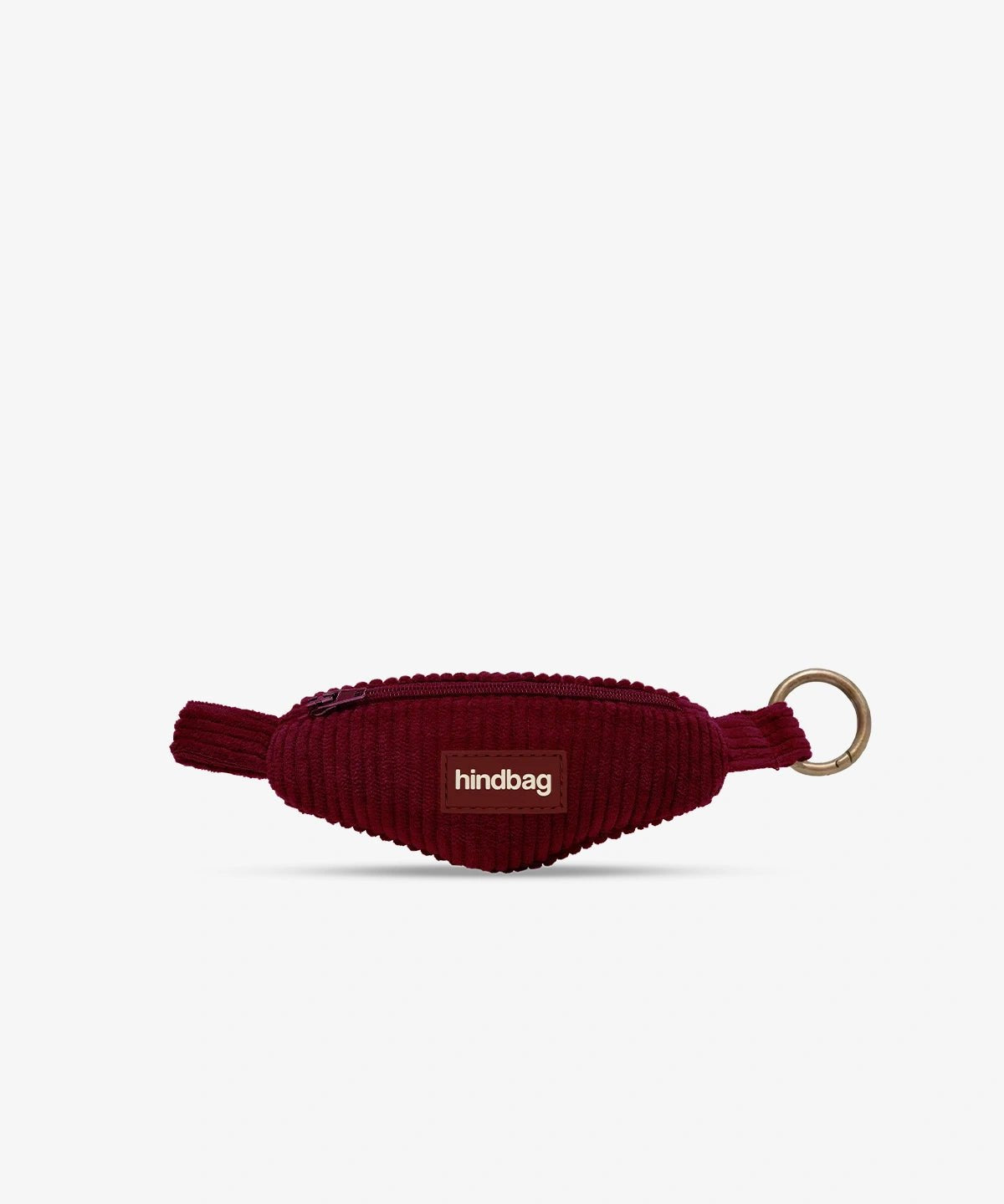 Hindbag - CÔME Schlüsselanhänger • Cord Bordeauxrot - ROSA ECK