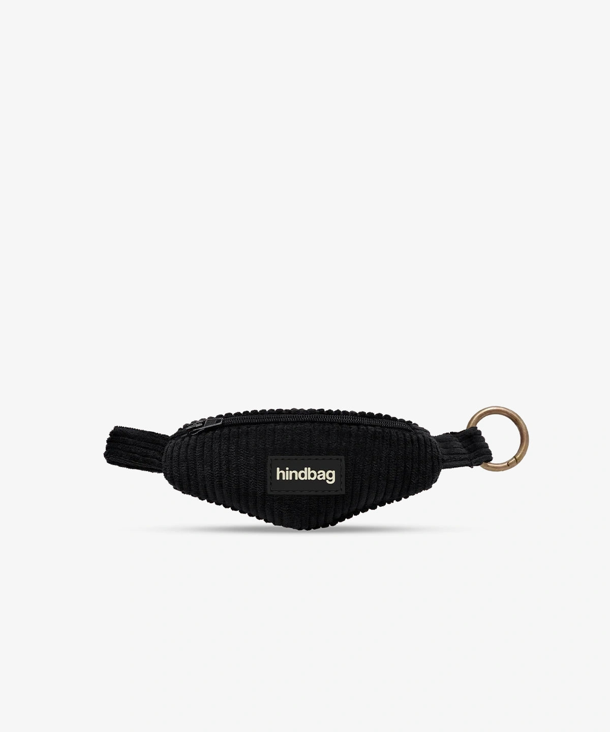 Hindbag - CÔME Schlüsselanhänger • Cord Schwarz - ROSA ECK