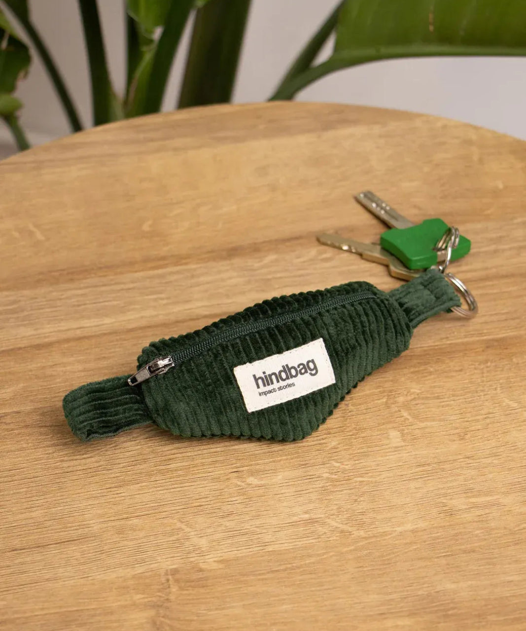 Hindbag - CÔME Schlüsselanhänger • Cord Tannengrün - Schlüsselanhänger - ROSA ECK