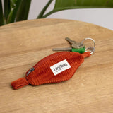 Hindbag - CÔME Schlüsselanhänger • Cord Ziegelrot - Schlüsselanhänger - ROSA ECK