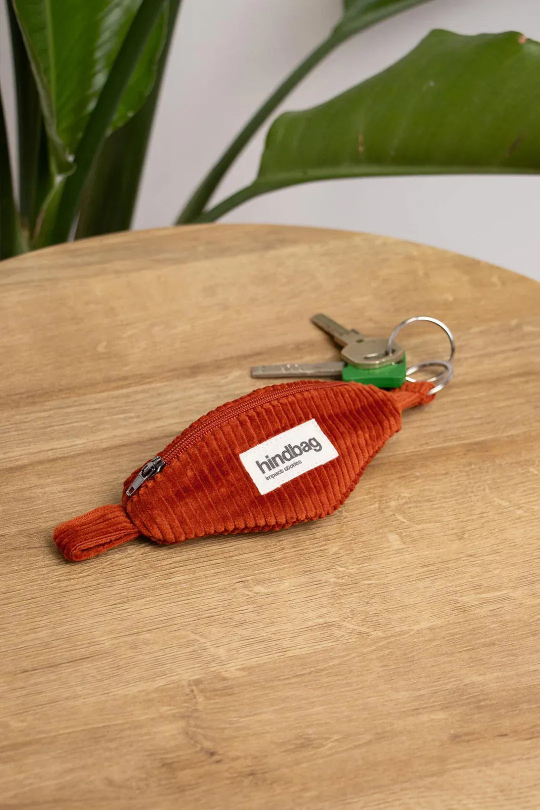 Hindbag - CÔME Schlüsselanhänger • Cord Ziegelrot - Schlüsselanhänger - ROSA ECK