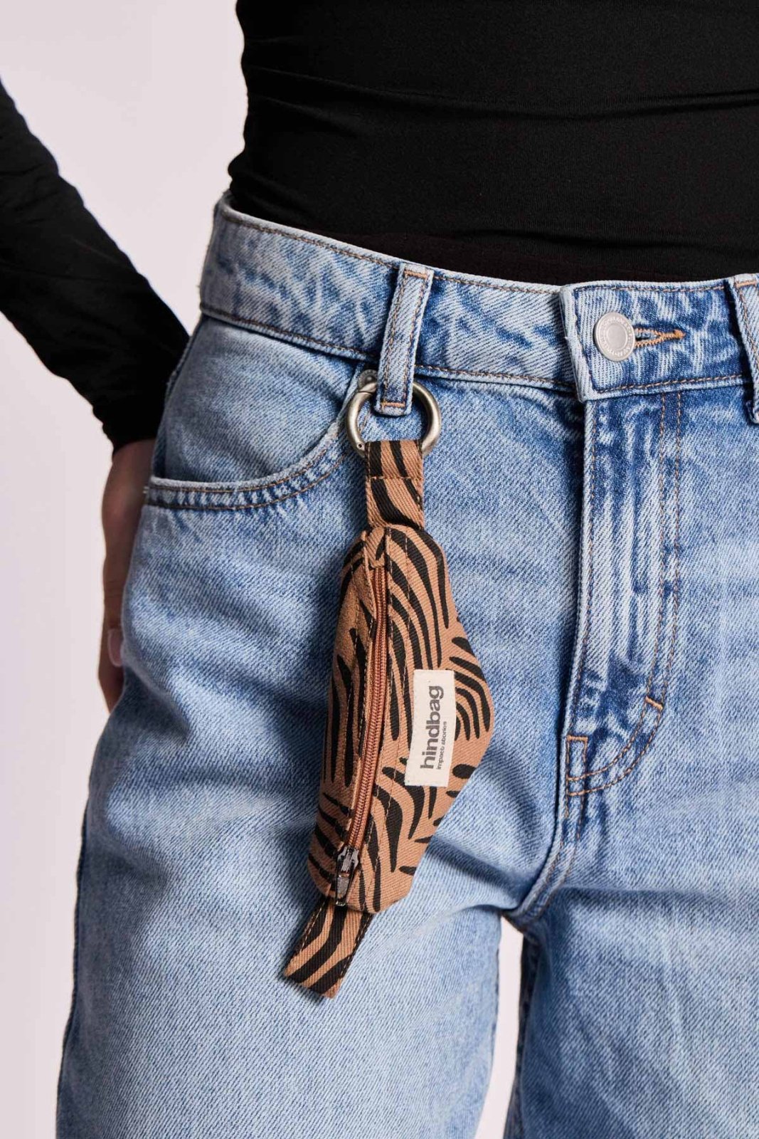 Hindbag - CÔME Schlüsselanhänger • Zebra Zimt - Schlüsselanhänger - ROSA ECK