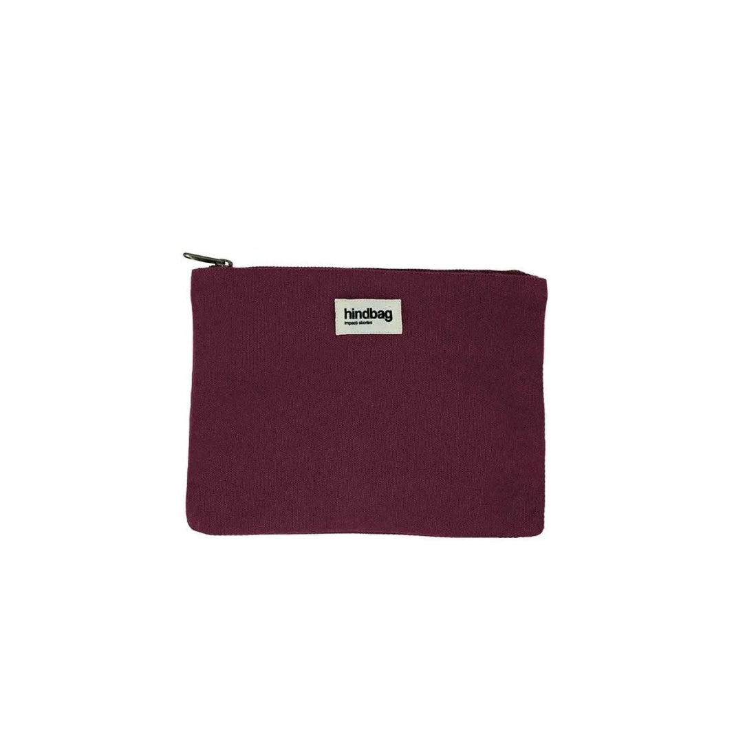 Hindbag - EMA Etuis/Mäppchen • Pflaume - Beutel - ROSA ECK