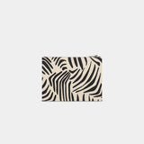 Hindbag - EMA Etuis/Mäppchen • Zebra Naturweiß - Beutel - ROSA ECK