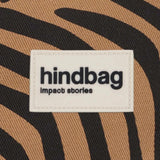 Hindbag - EMA Etuis/Mäppchen • Zebra Zimt - Beutel - ROSA ECK