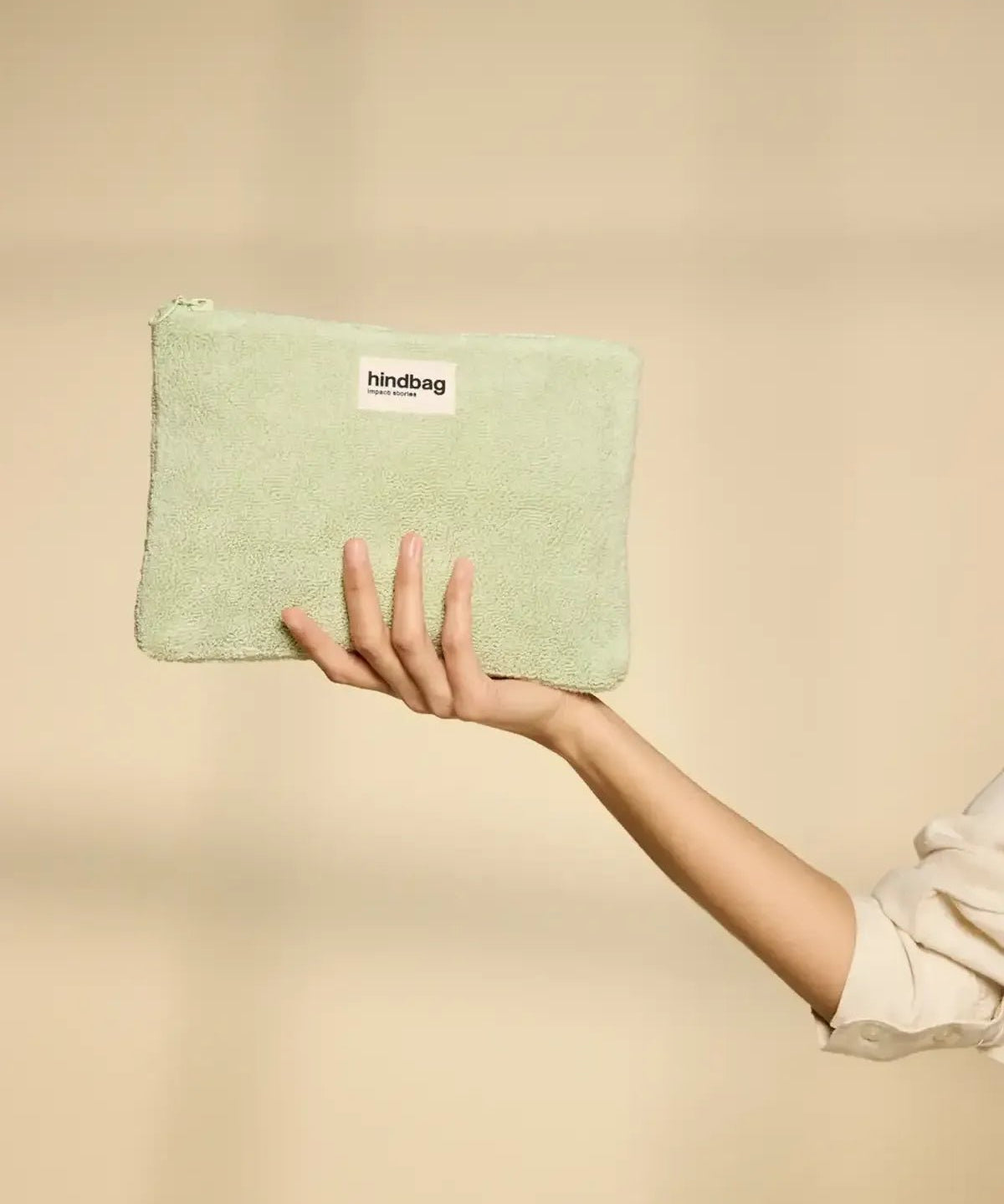 Hindbag - EMA Handtasche • Frottee Grün - Beutel - ROSA ECK Concept Store