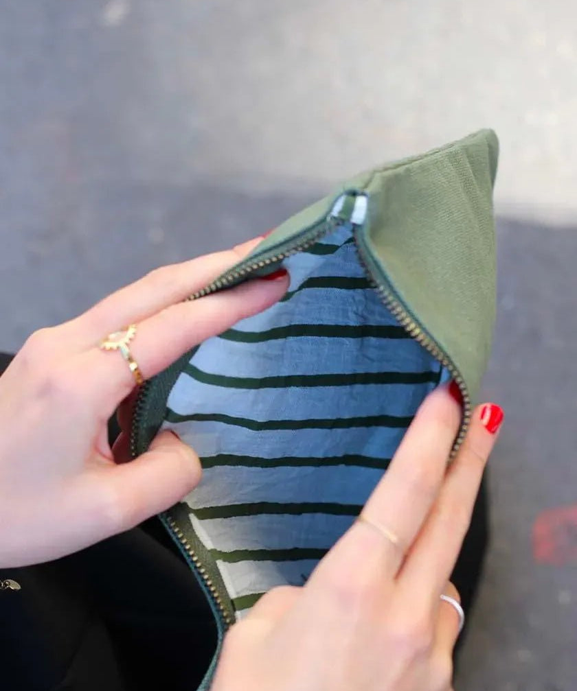 Hindbag - EMA Handtasche mit Reisverschluss | Olive - ROSA ECK Concept Store