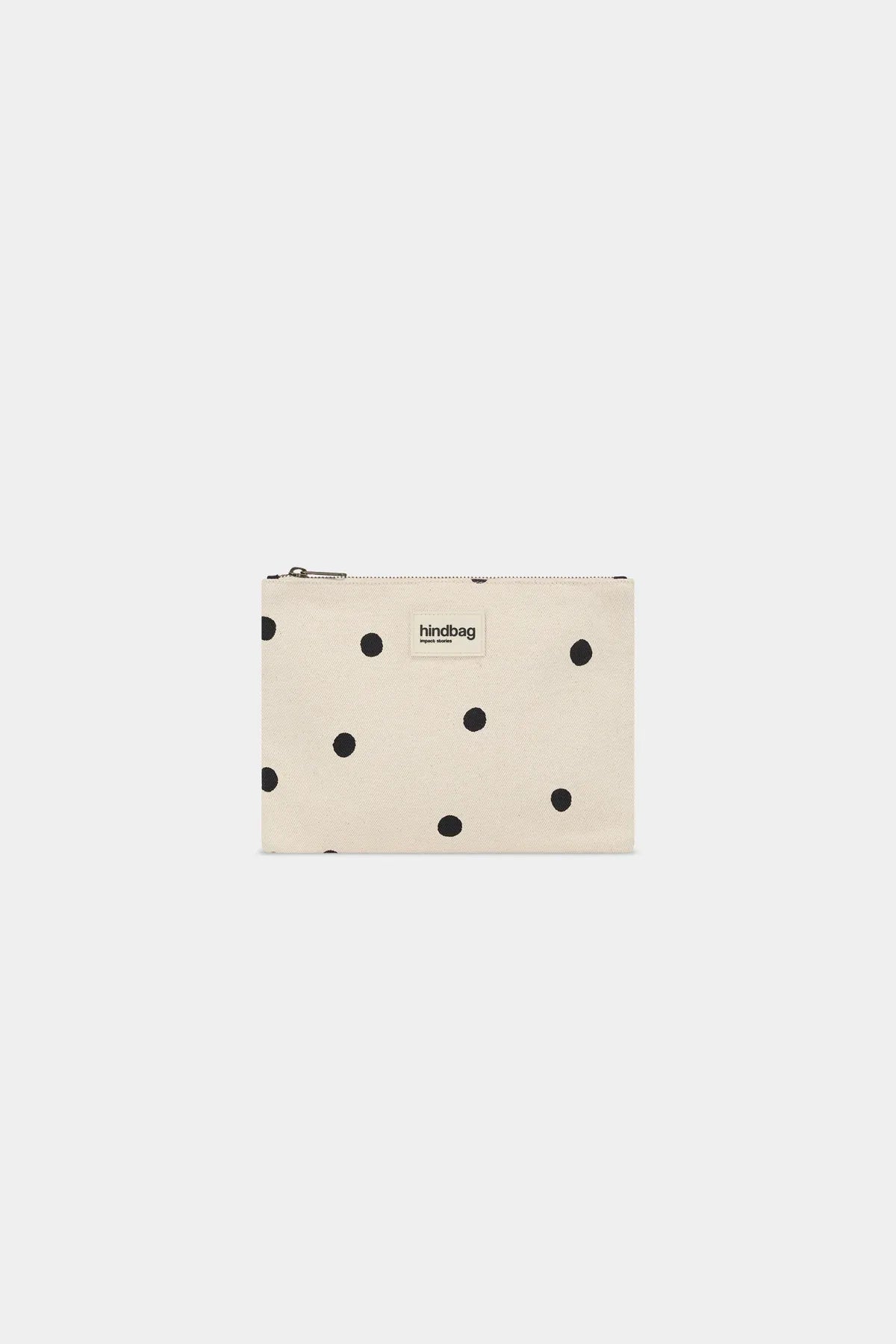 Hindbag - EMA Täschchen • Punkte Naturweiß - ROSA ECK