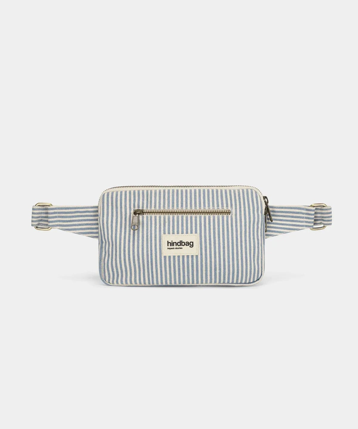 Hindbag - HARRY Bauchtasche • Feine Streifen Blau - ROSA ECK
