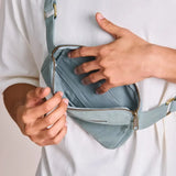 Hindbag - HARRY Bauchtasche • Salbeigrün - ROSA ECK