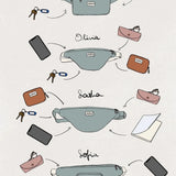 Hindbag - HARRY Bauchtasche • Salbeigrün - ROSA ECK