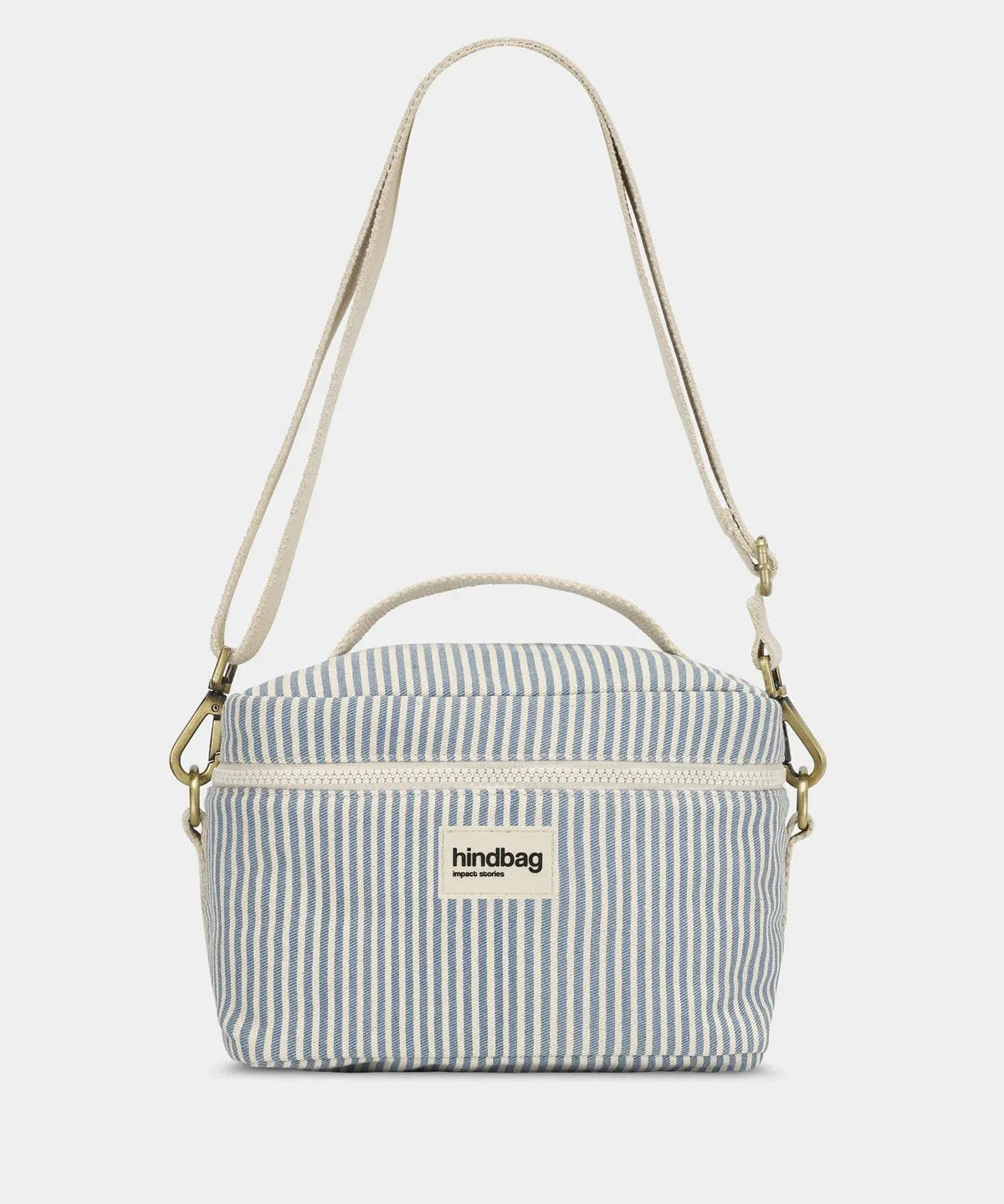 Hindbag - IGOR Kühltasche • Feine Streifen Blau - ROSA ECK